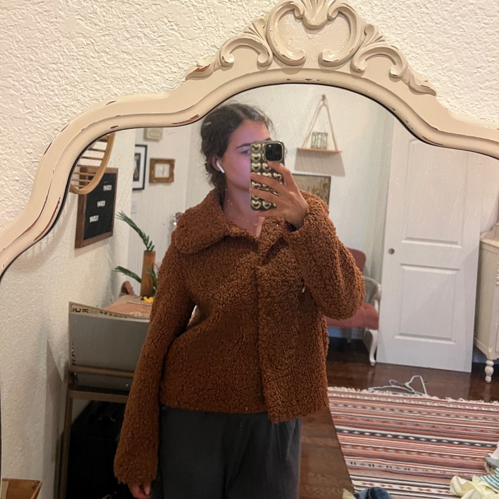 Cozy Brown Teddy Jacket